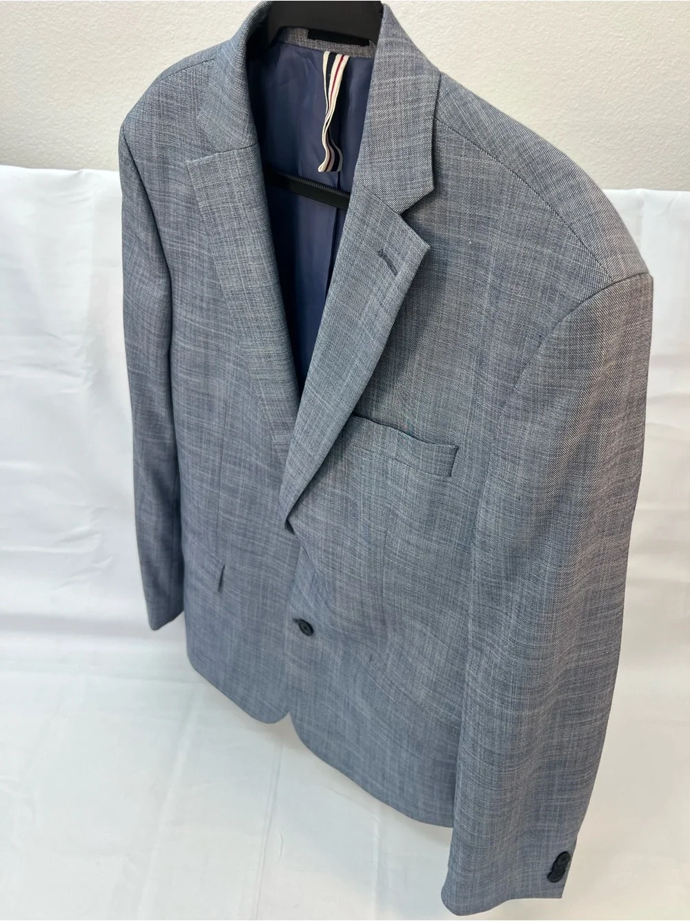 Ben Sherman Light Blue Gray Sport Coat 42R